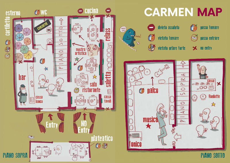 Mappa Carmen Town